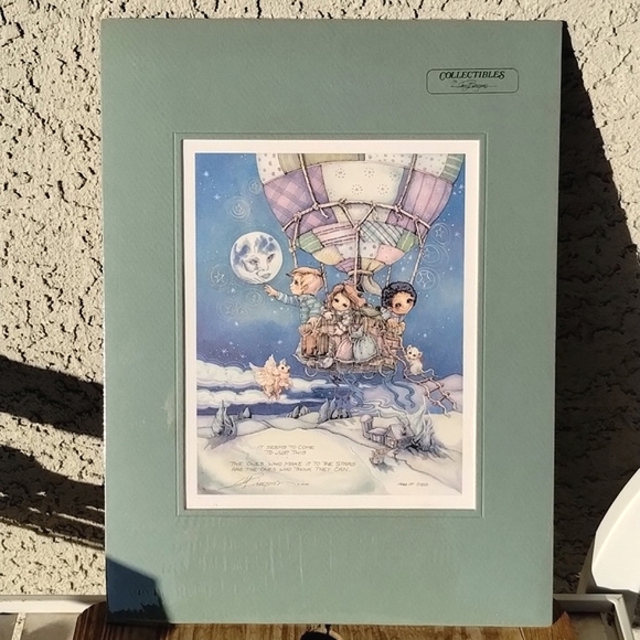 Matted Lithograph by Jody Bergsma Sealed - Picture 2 of 7